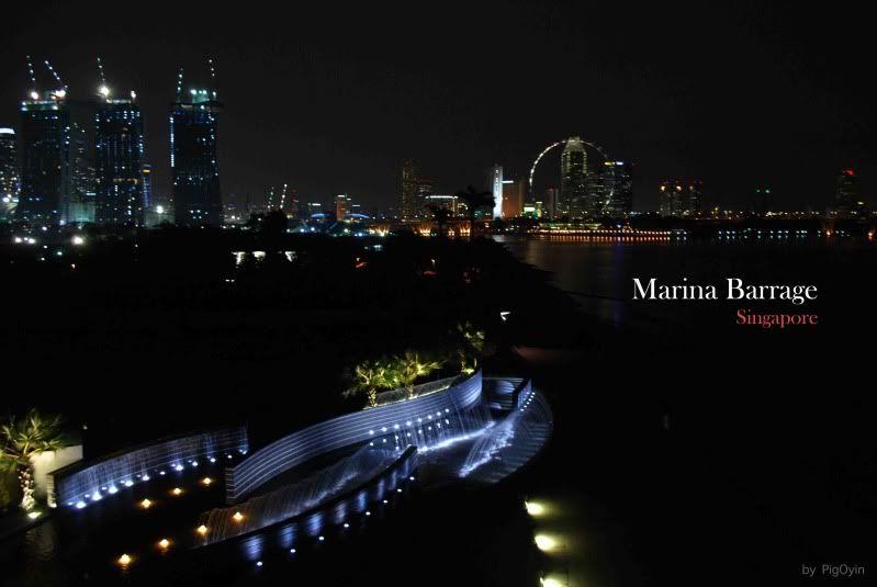 Singapore,Night Shot,Night View,Night Scene,Marina Barrage