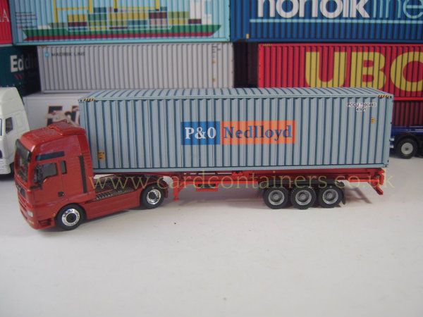 Brekina Herpa 40‘ Container P/&O Neddloyd