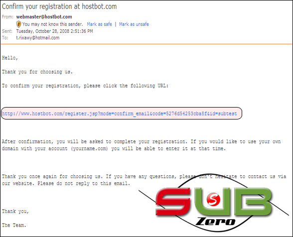 استضافه 20GB و 10GB باندويدثــ مع Hostbot 