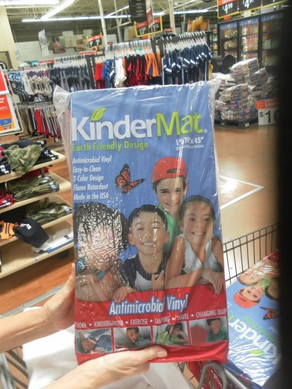 Finding a kinder nap mat in this town? (Mart school, Walmart) San
