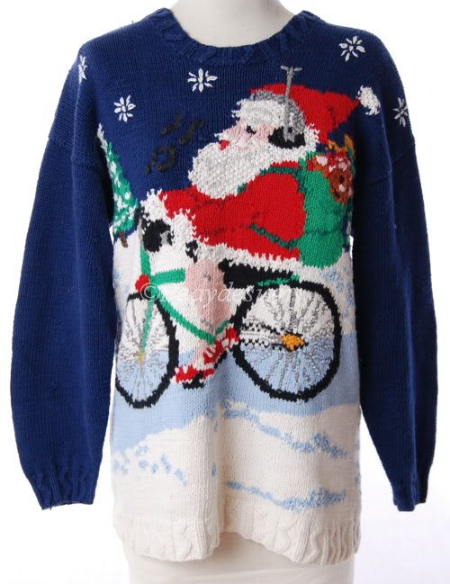 Bicycle Santa