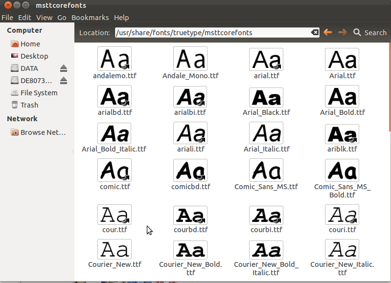 Cài font chữ cho hệ điều hành Ubuntu