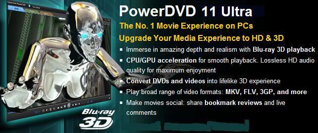Cyberlink PowerDVD 11 Ultra 11.0.2024.