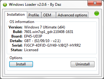 Windows Loader 2.0.6