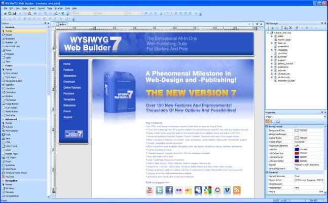 Wysiwyg Web Builder. Wysiwyg Web Builder v7.5.0 +