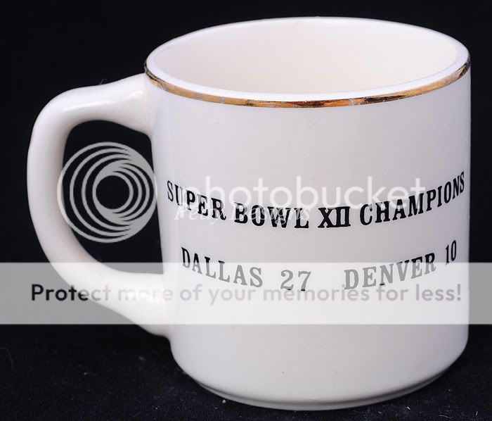 Vintage 78 Dallas Cowboys Super Bowl XII Coffee Mug