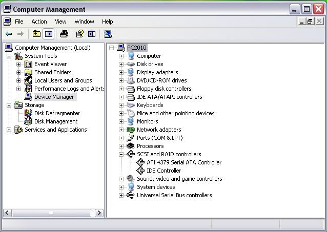 Ati 4379 serial ata controller драйвер для windows 7 не устанавливается